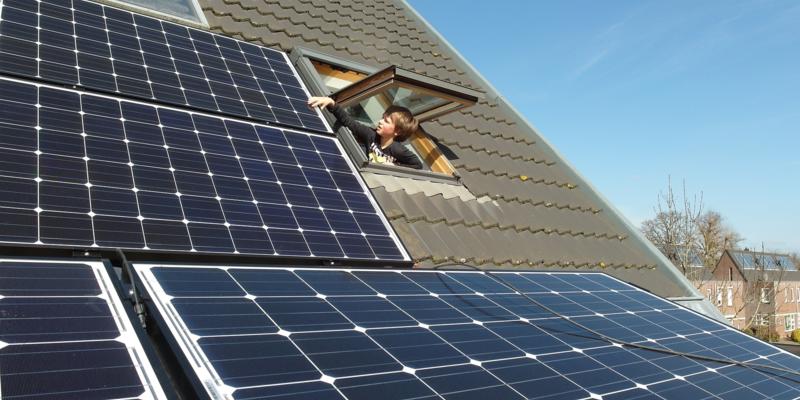 zonnepanelen voor uitbouw